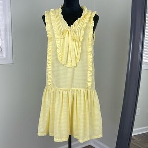 Deby Debo Yellow Sleeveless Dress Ladies Size S